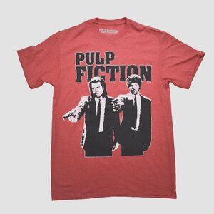 Pulp Fiction Graphic Tee - Red Short Sleeve Shirt